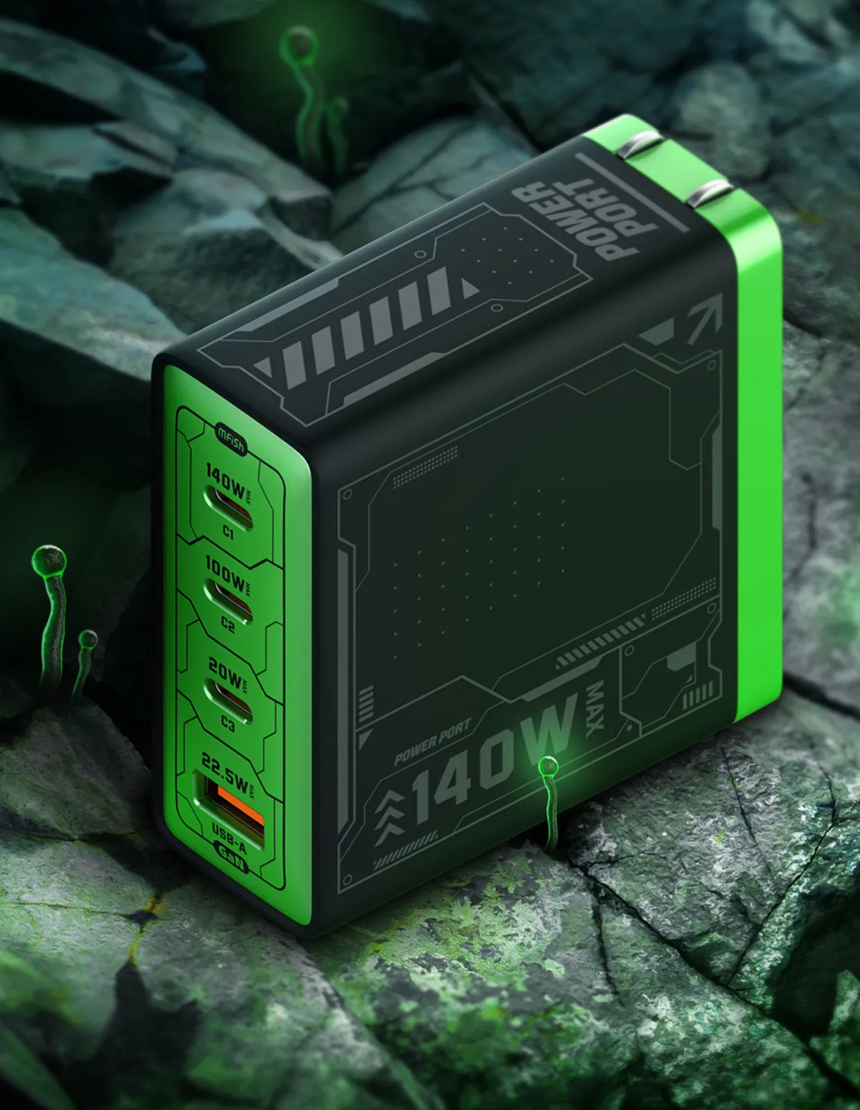 Best Holiday Tech Gift Bundle 2025 – mfish 140W E-RHINO & Cables